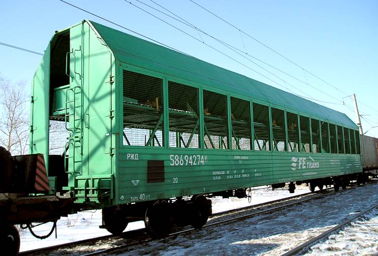 Железнодорожные перевозки машины  из Владивостока в Юргу